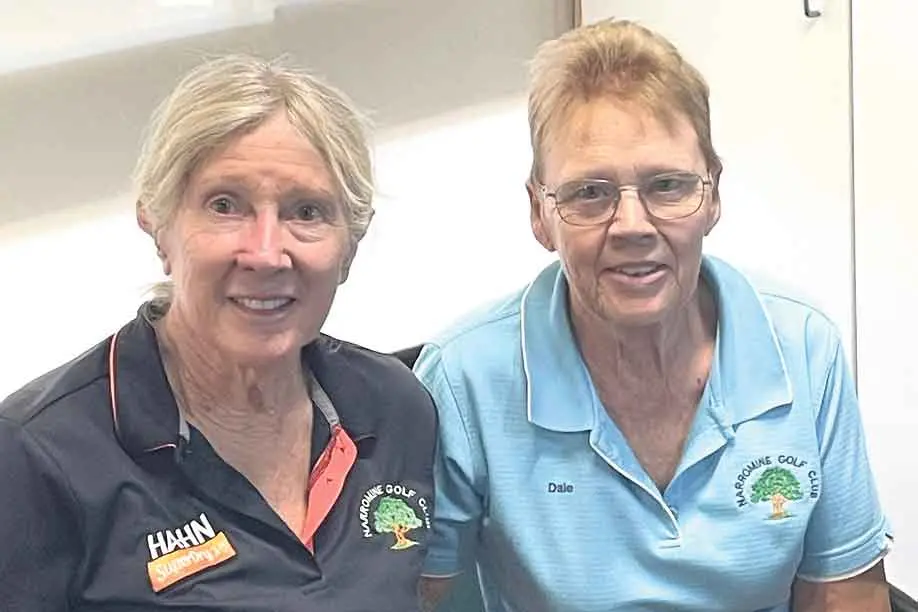 <p>Secretary/captain Vicky Gainsford and president of Narromine Ladies Golf, Dale Harding. Photo: Norm Lewis</p>\\n