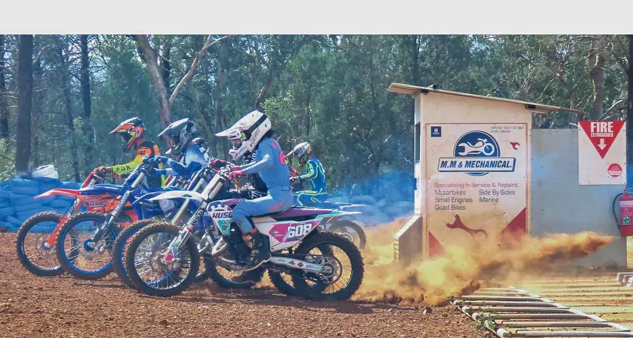 No work, no rest but lots of play on the dirt bikes