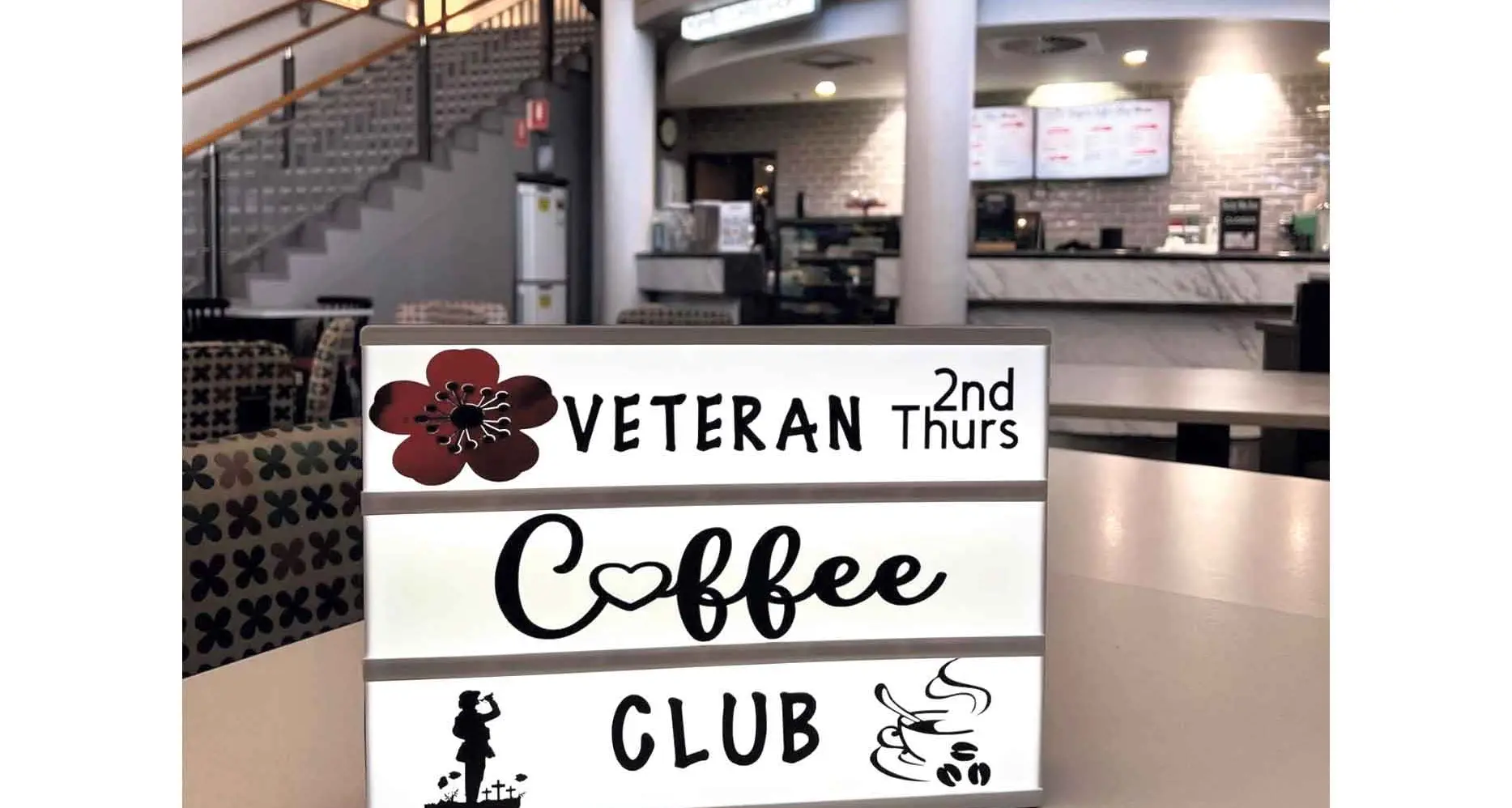 \"Veterans coffee club\" supports local serving and ex-serving members