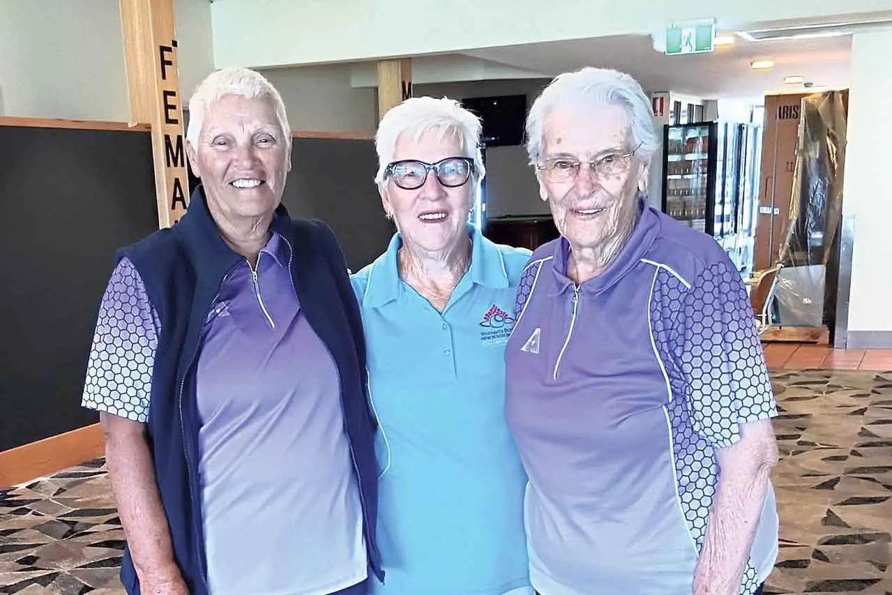 <p>The No.1 Church Street Ladies\\u2019 triples was won by the team of Karen Greenhalgh, Trish Gosper and Mary Perry. Photo: Back Bowls</p>\\n