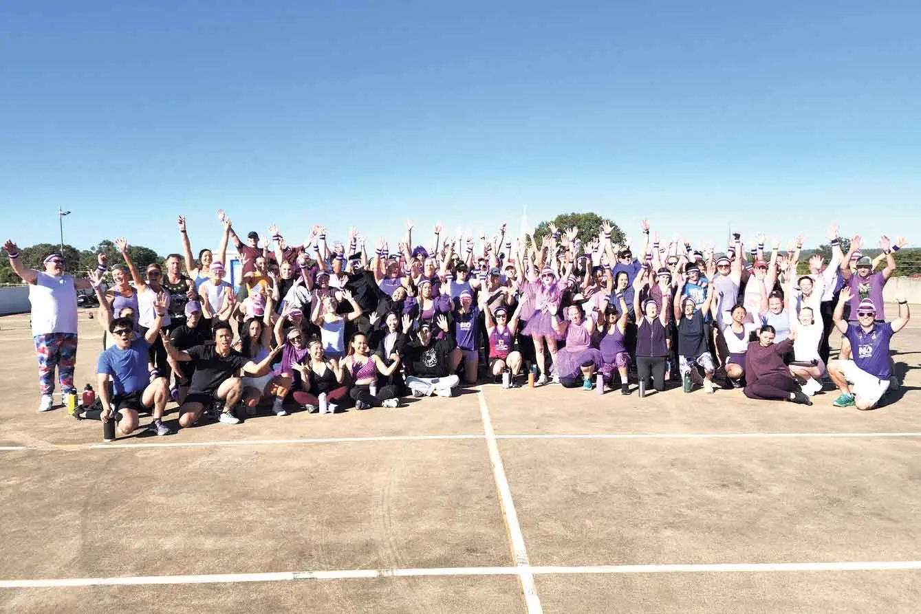 <p>Over 100 people sweated for a good cause on Saturday, April 18, on the roof of the Dubbo RSL complex. Photos: Dubbo Photo News/Ken Smith</p>\\n