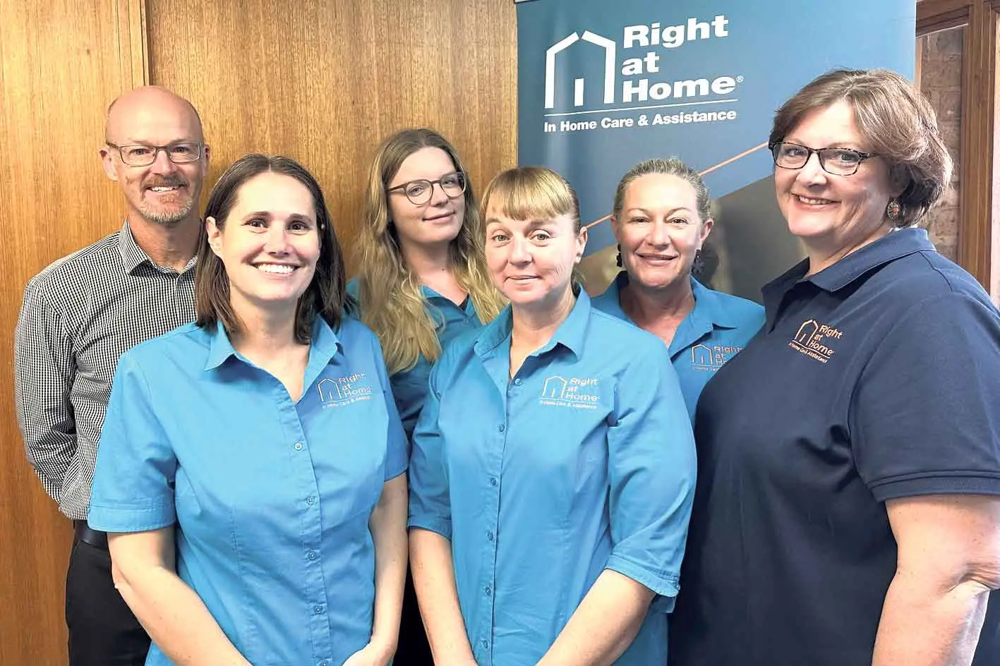 <p>The Right At Home team. Photo: Dubbo Photo News. </p>\\n
