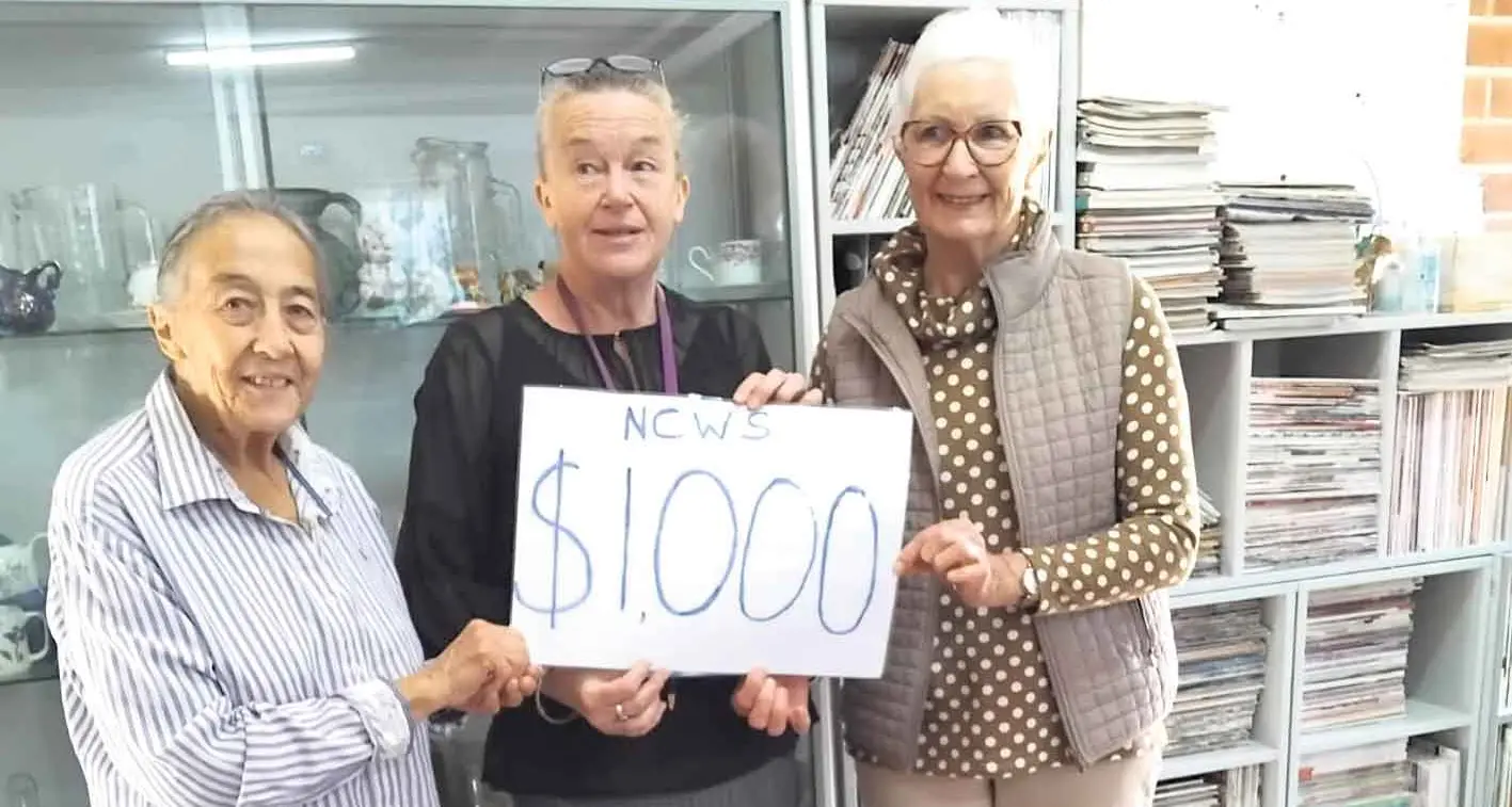 Women's Shed crafters make a gift to Timbrebongie House