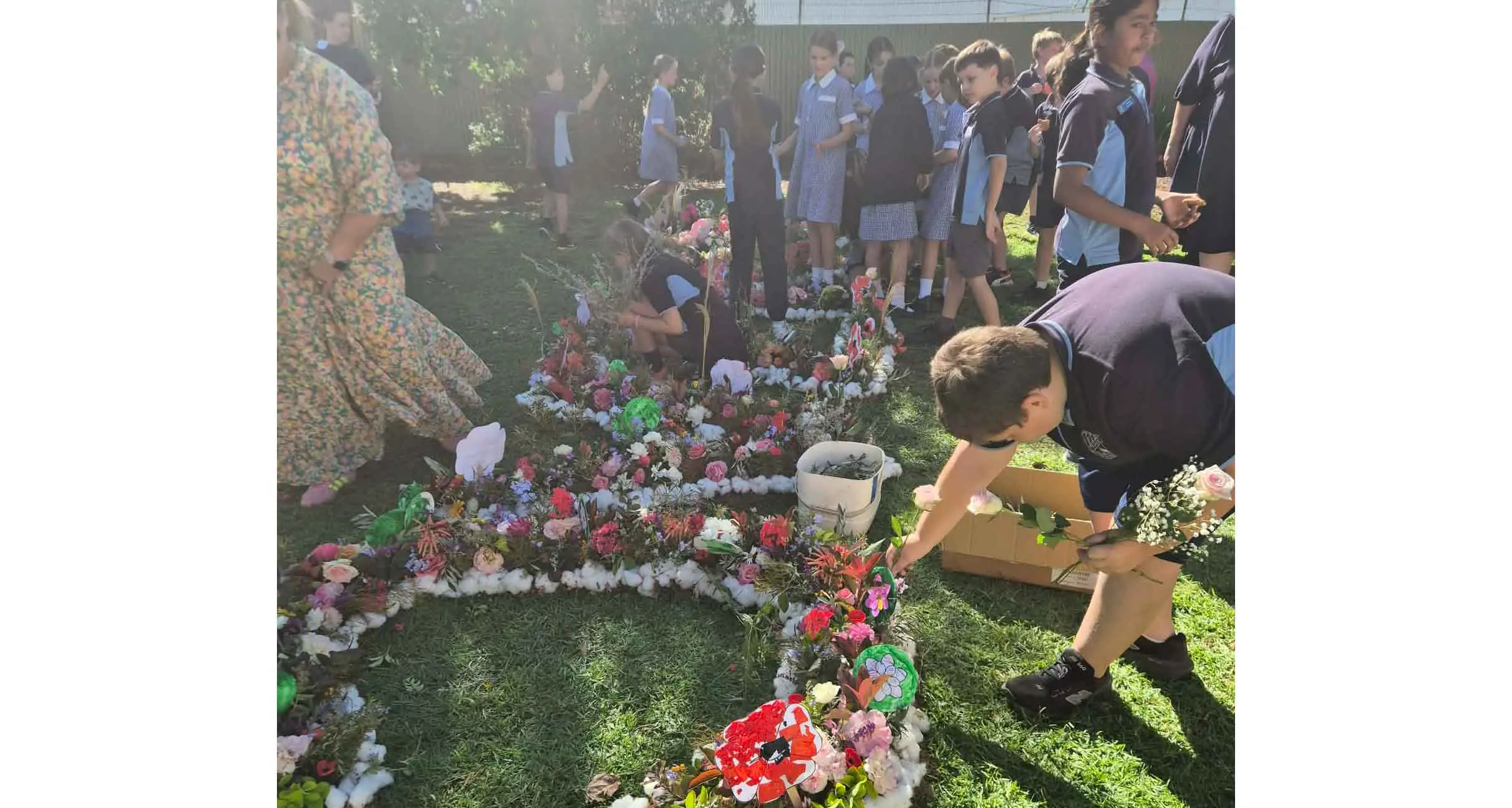 Trangie Anzac flower art an important tradition