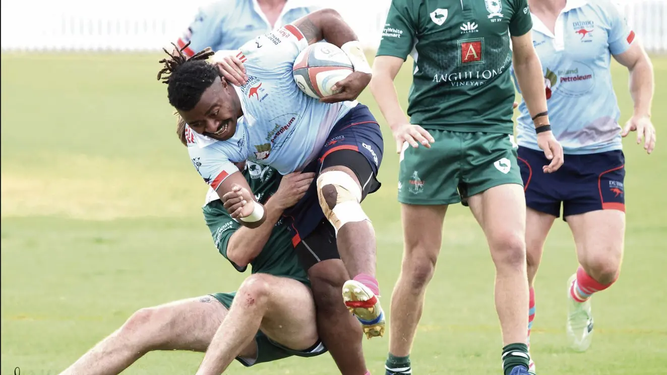 Roos hop ahead, catching Emus after their early lead