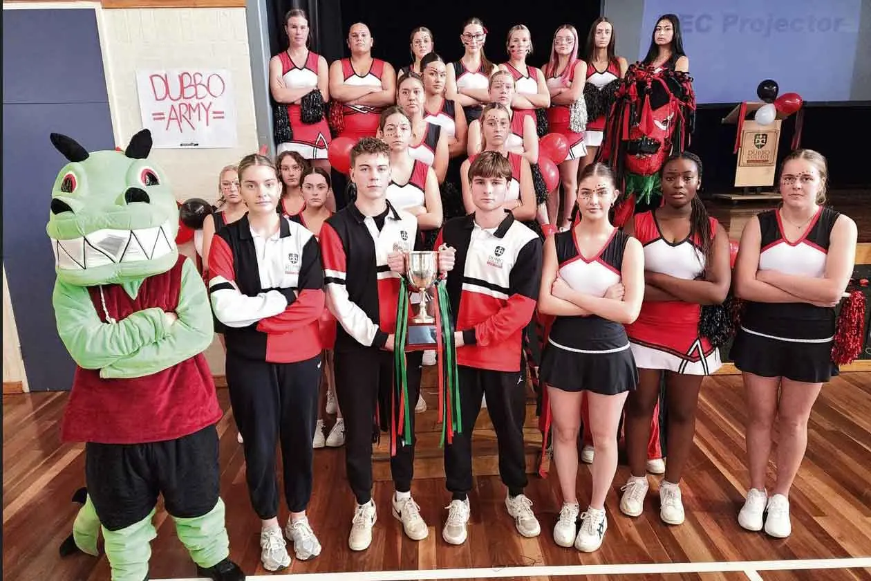 <p>Dubbo College are the current holders of the prestigious tri-school Astley Cup. Photo: Supplied</p>\\n