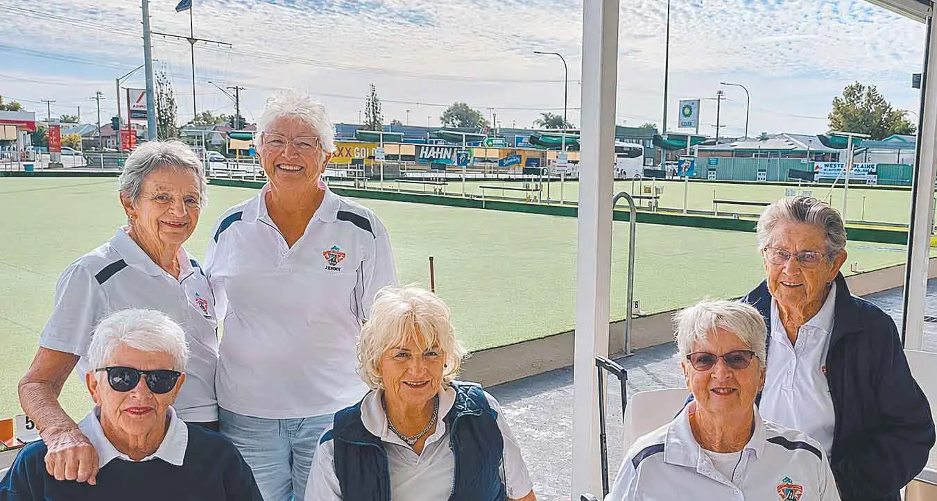 Good turnout for Mother's Day bowls... but not many ladies!