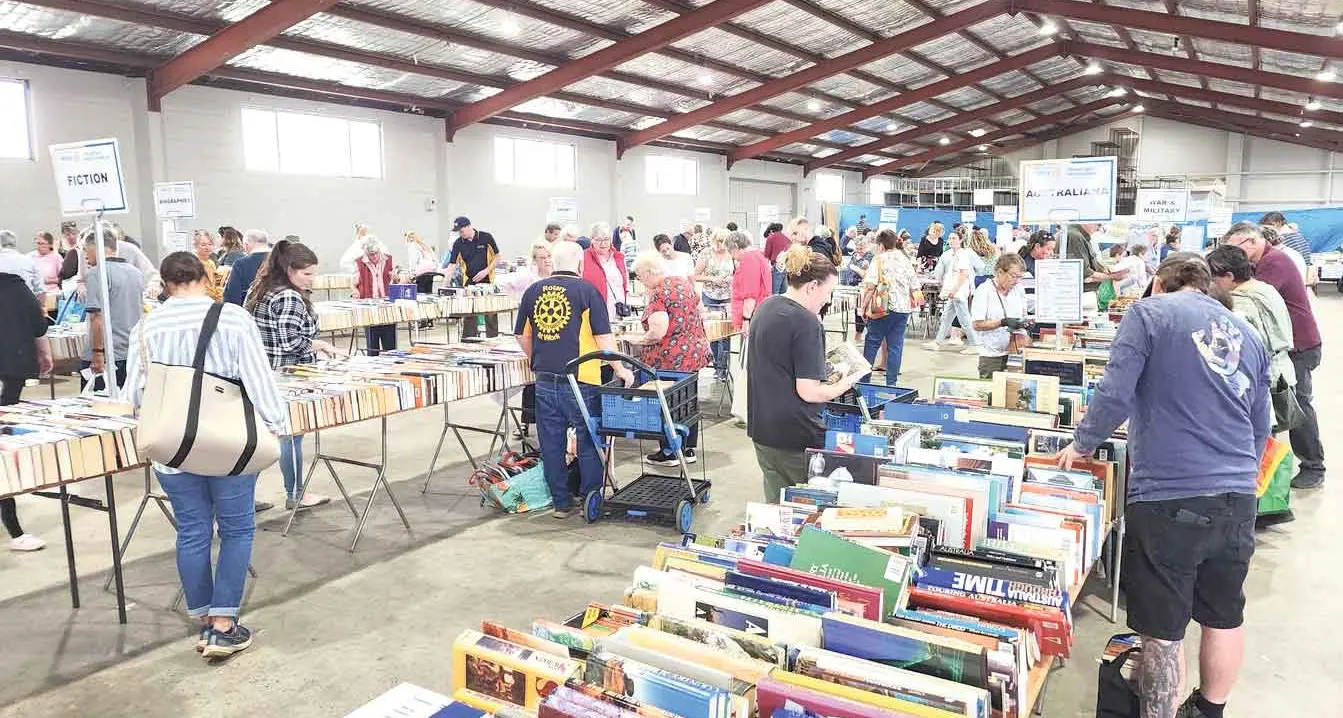Books, books, books at the Book Fair!