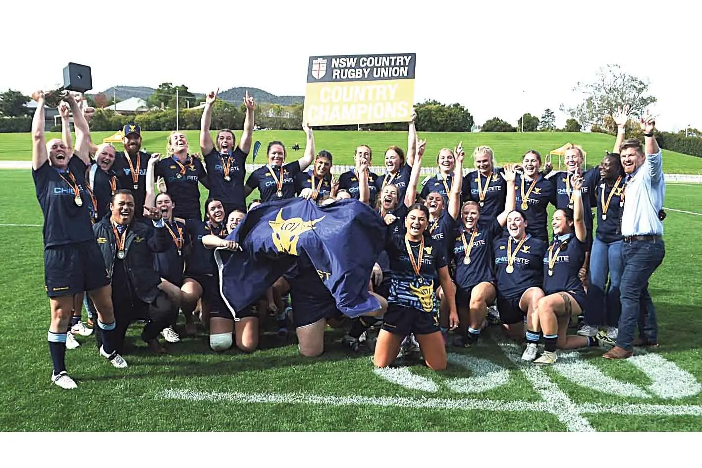 <p>Local rugby ladies were again part of the Central West Blue Bulls (CWRU) side that have won their third successive NSW Country Rugby Union Thomson Cup after a commanding performance in Tamworth over the weekend. Photo: Brittany Willetts</p>\\n
