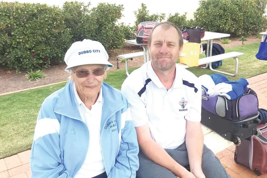 <p>Mary Perry and Maurice Wallace at RSL Sporties. Photo: Supplied. </p>\\n
