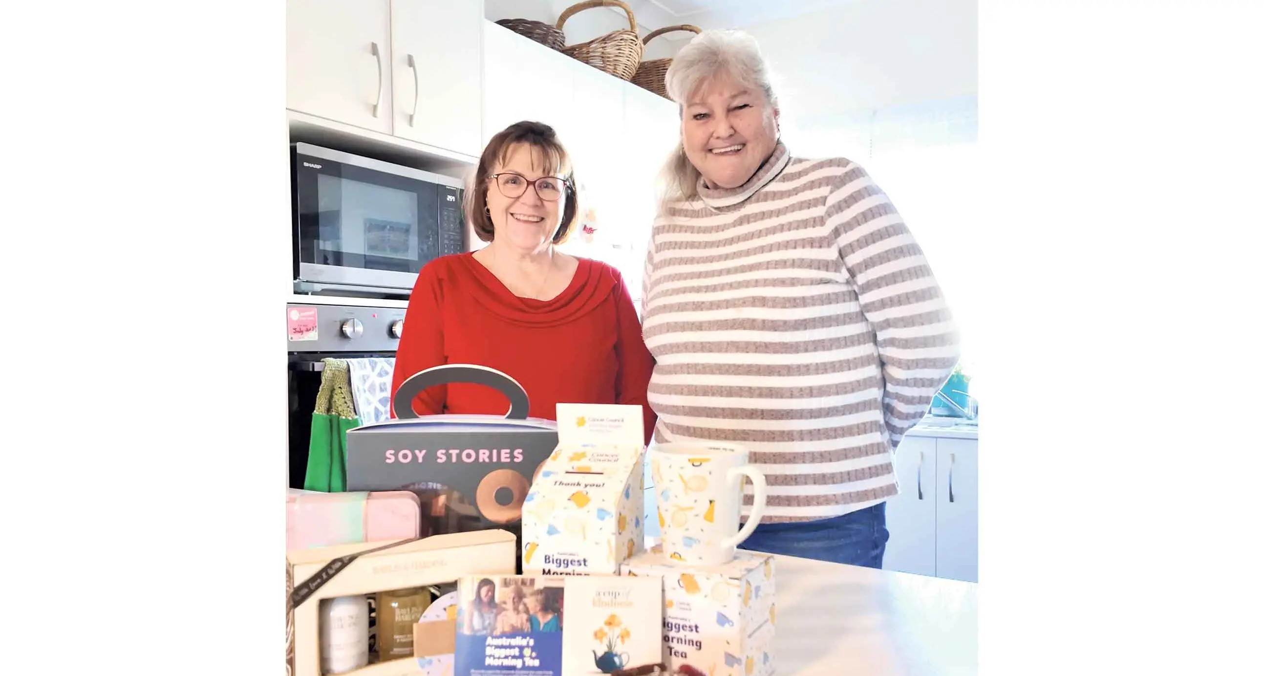 Cancer robbed Julie of her voice, but she's hosting a Biggest Morning Tea to give back