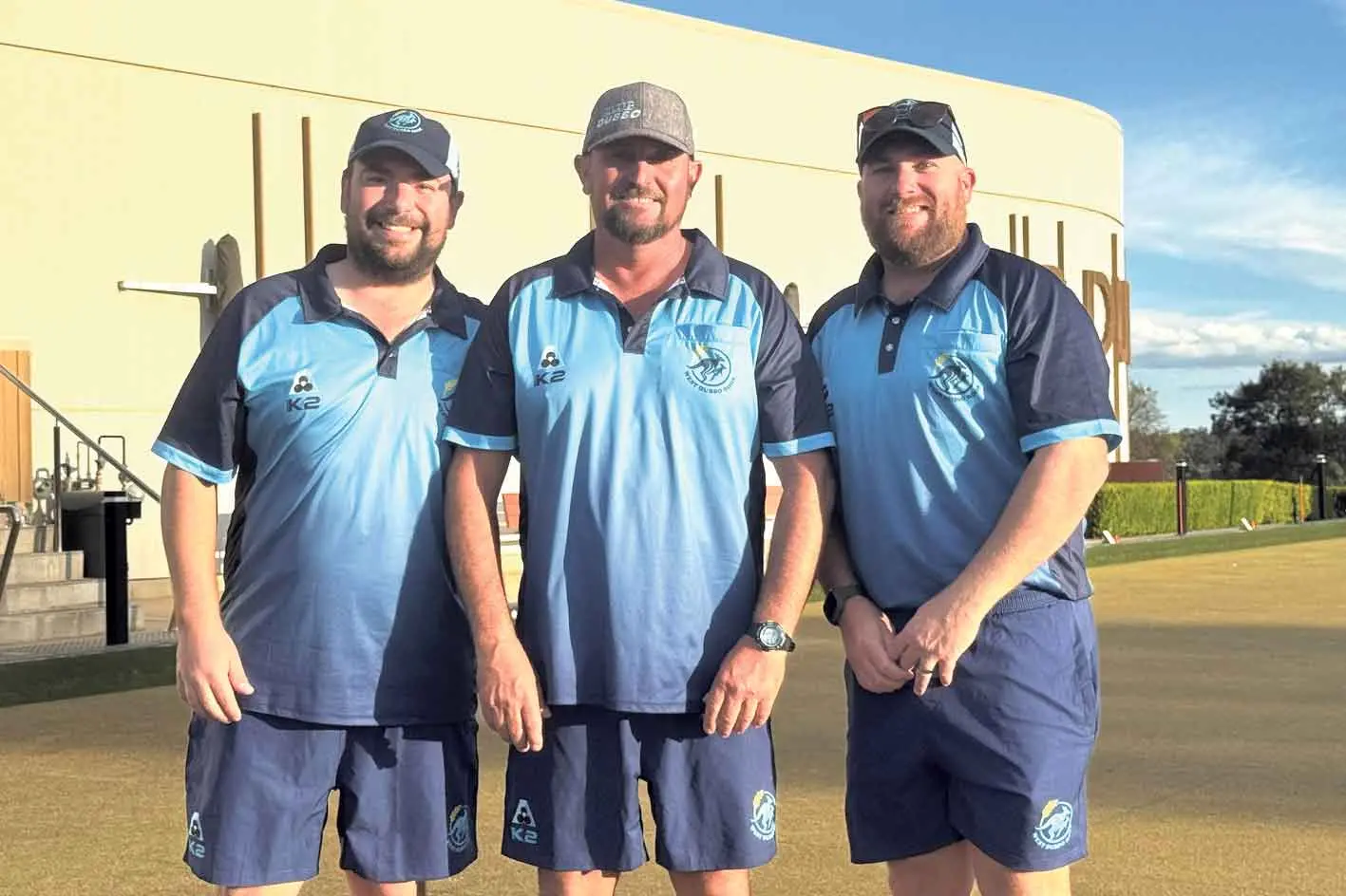 <p>Success in the BPL competition sees these gents off to regionals: James Berriman, Darren Connolly and Craig Jeffery. Photo: West Dubbo Roos</p>\\n