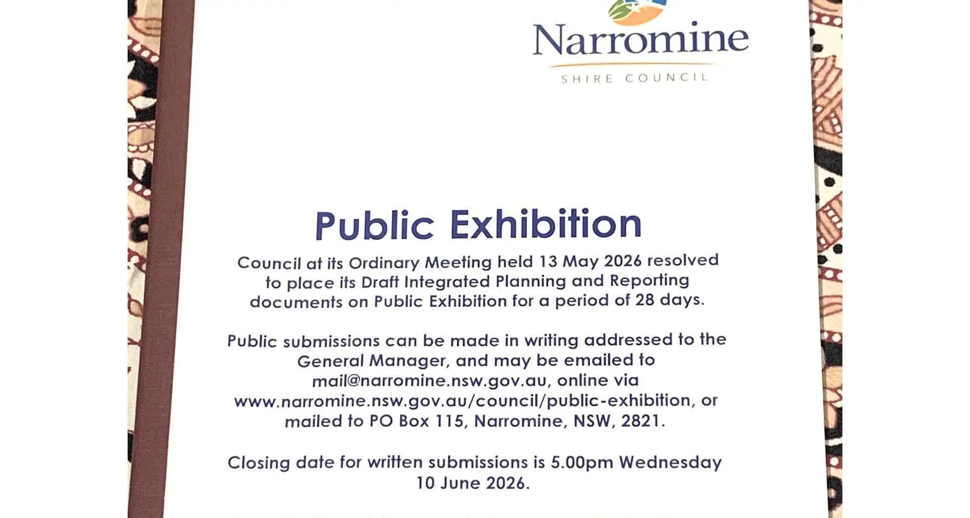 Time to have your say on local planning and reporting docs