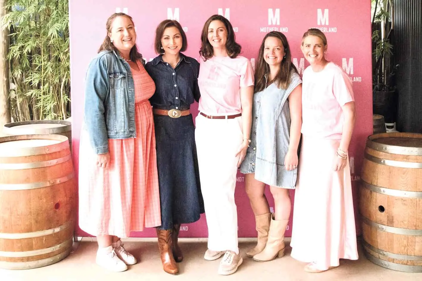 <p>Gillian Foran, Steph Trethewey, Kelly Schmidt, Inez Reid, and Anna Meredith at the Motherland event in Dubbo on May 17. Photo: Unique Image Photography </p>\\n