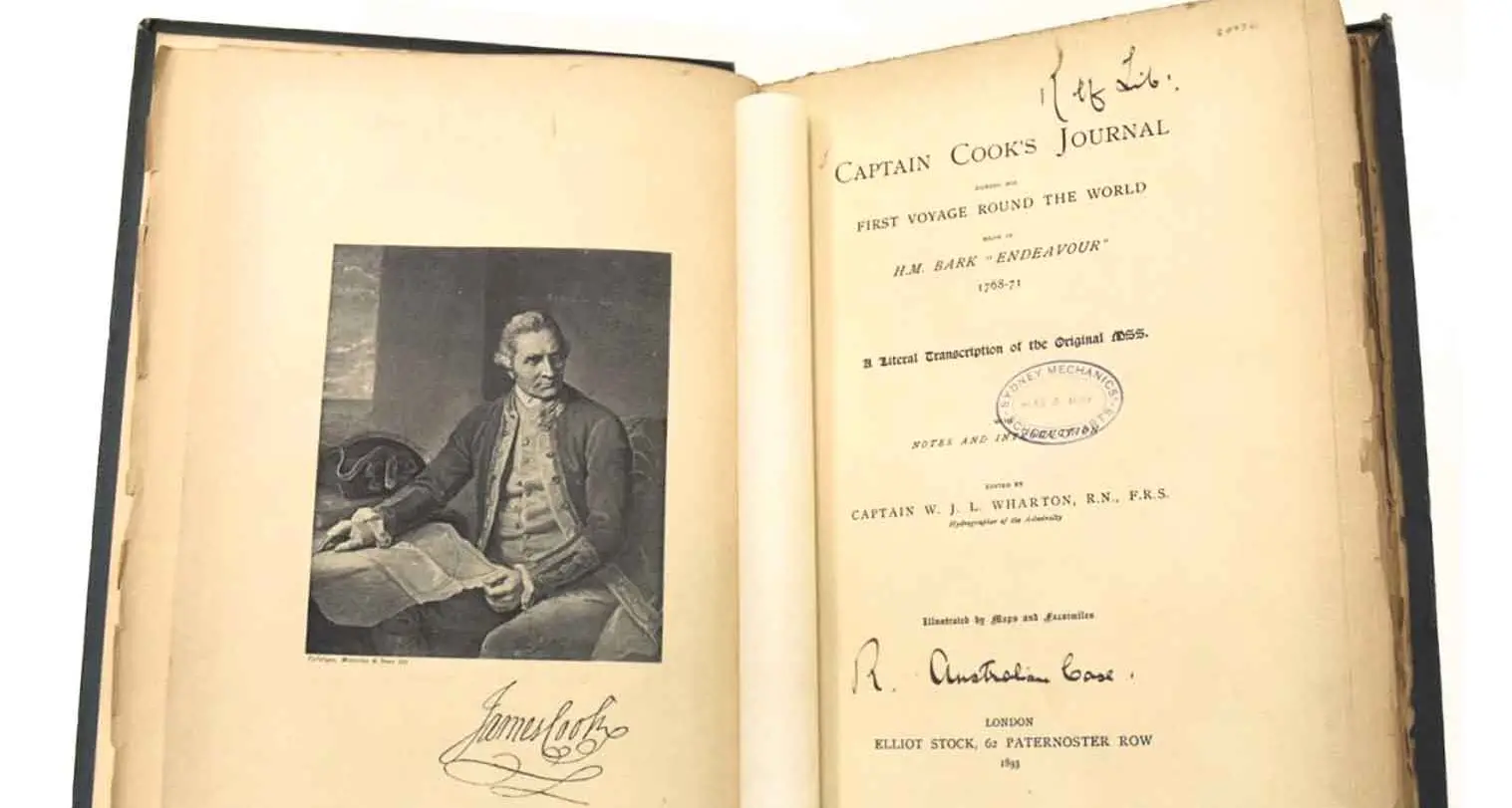 Cook’s journey of discovery recorded “fire-stick farming”