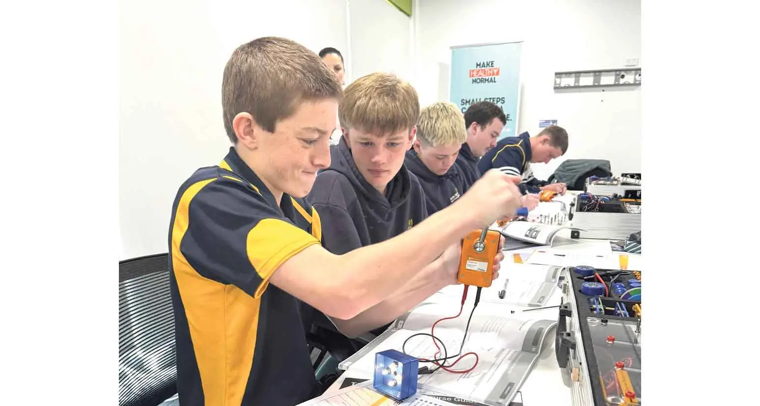 Students get a taste of trade options in booming renewables sector