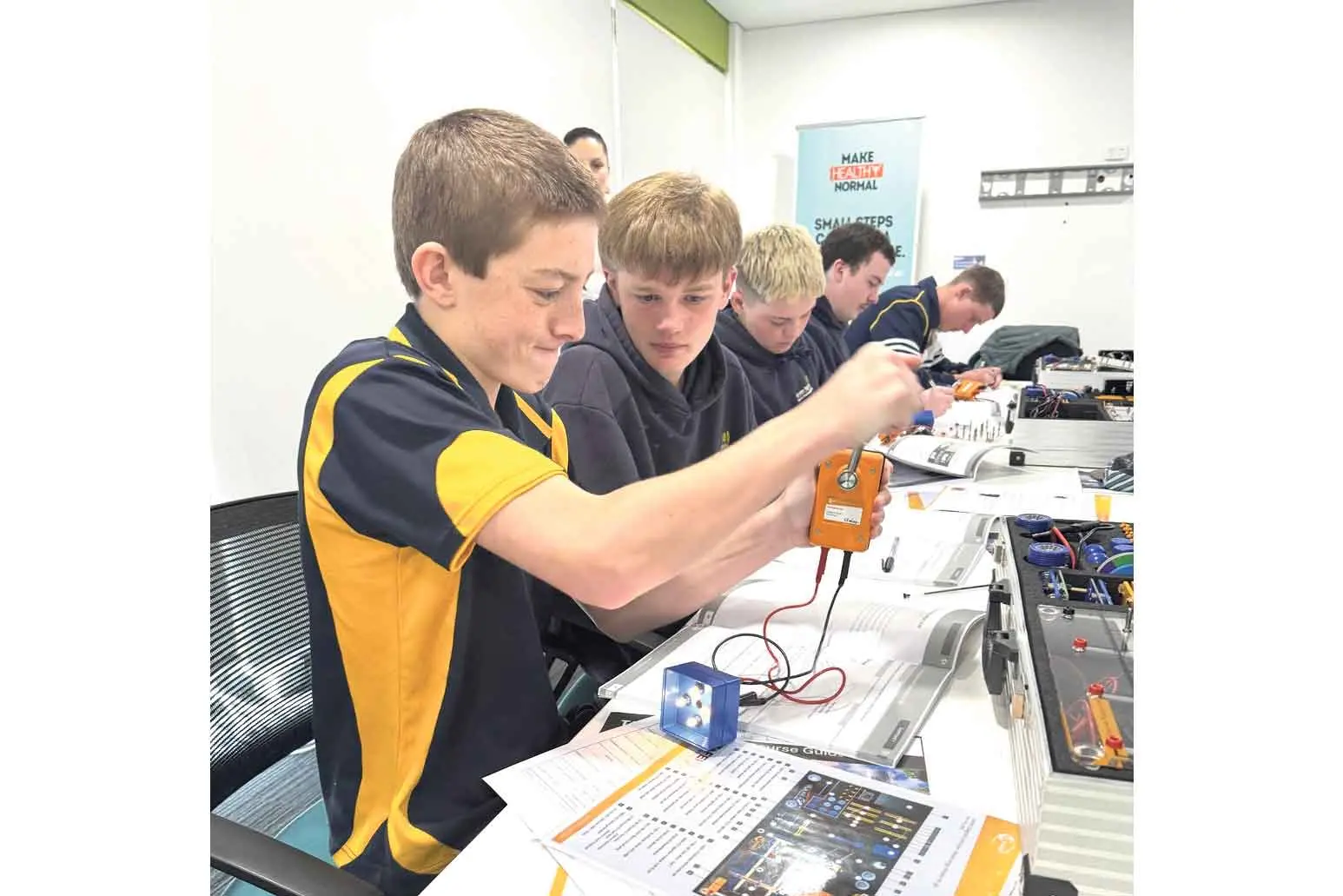 Students get a taste of trade options in booming renewables sector