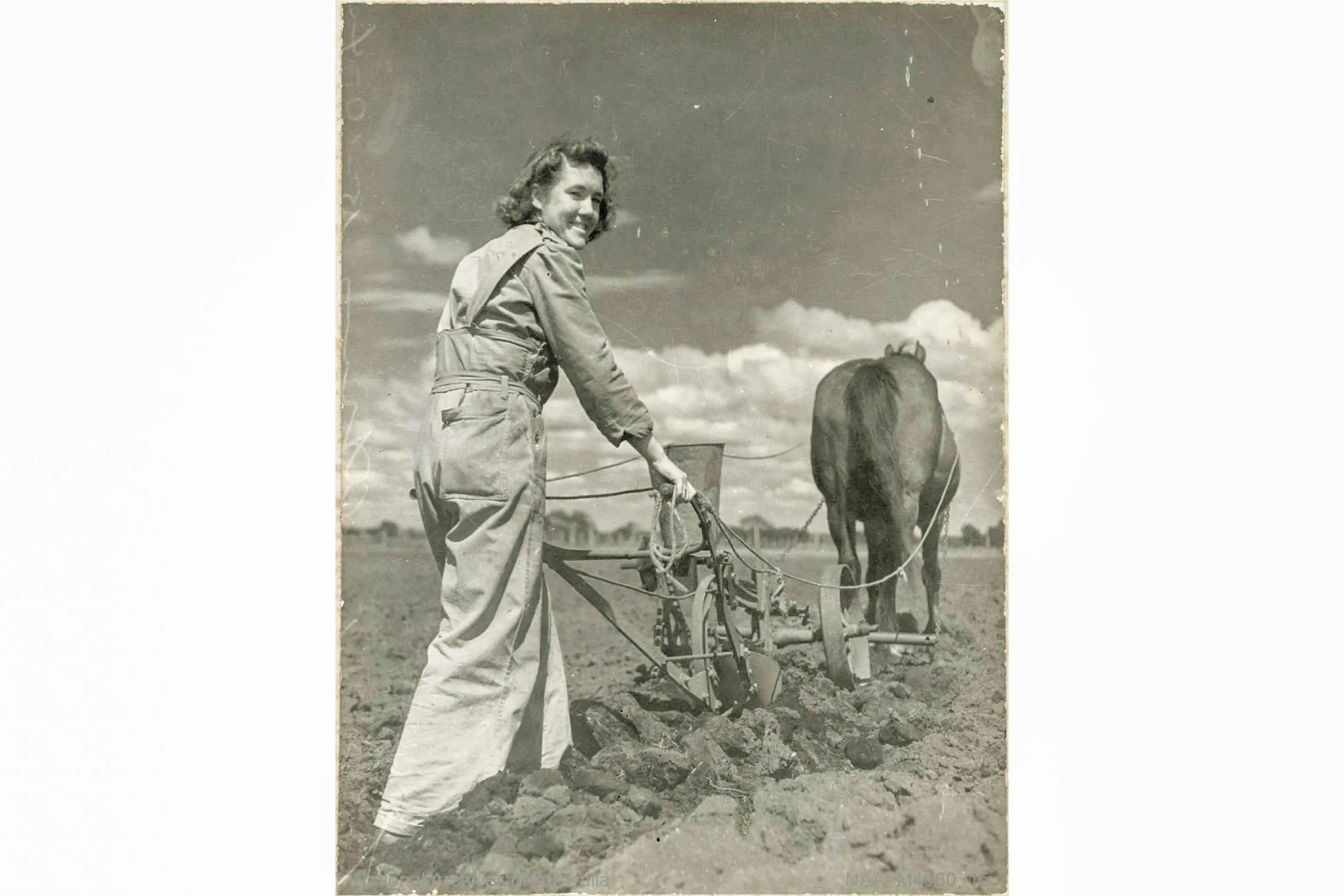 <p>Ploughing a field during the 1940s with a horse-drawn plough, one of the many skills that have gone in modern Australia. Image: National Archives.</p>\\n