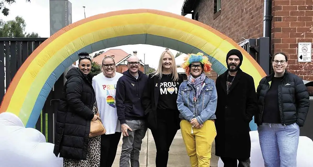 Rainbows chase the grey away for Dubbo IDAHOBIT