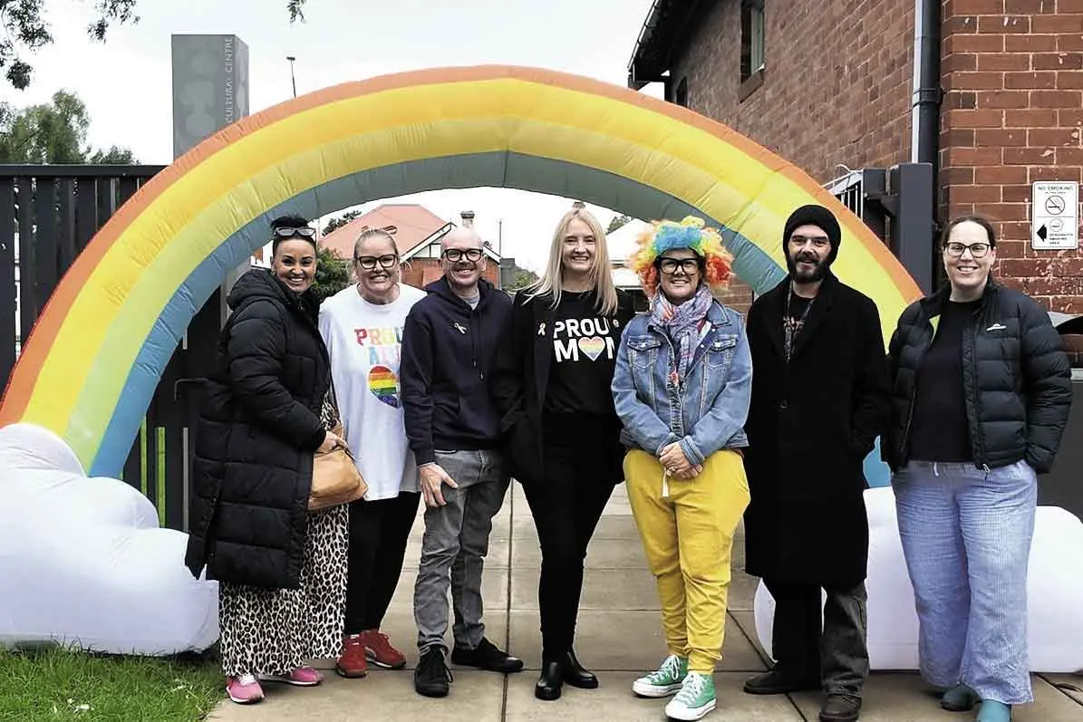 <p>Wellways staff and visitors at Dubbo IDAHOBIT on June 5. Photo: Dubbo Photo News</p>\\n