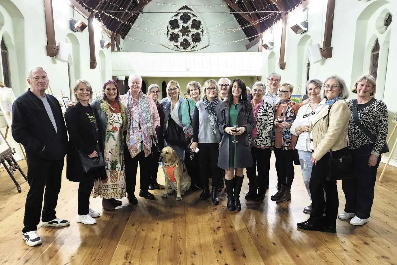 <p>The Fresh Arts team at St Brigid\\'s Parish Hall on the opening night of their recent exhibition, \"Country Life\". Photo: Dubbo Photo News</p>\\n