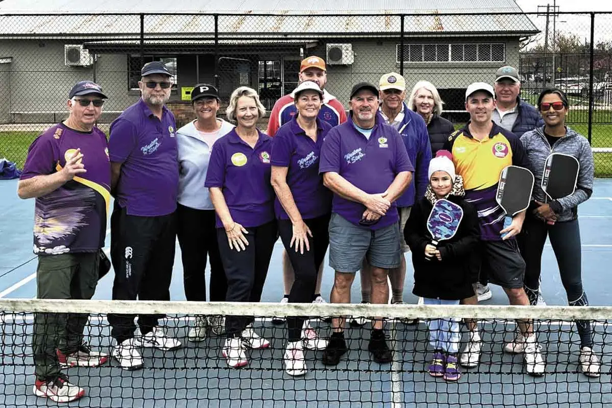 <p>A recent Mudgee weekend jaunt involved 12 local pickleball players heading to Mudgee to pit their skills against a home based outfit in a genuine effort to grow the sport regionally. Photo: Supplied</p>\\n