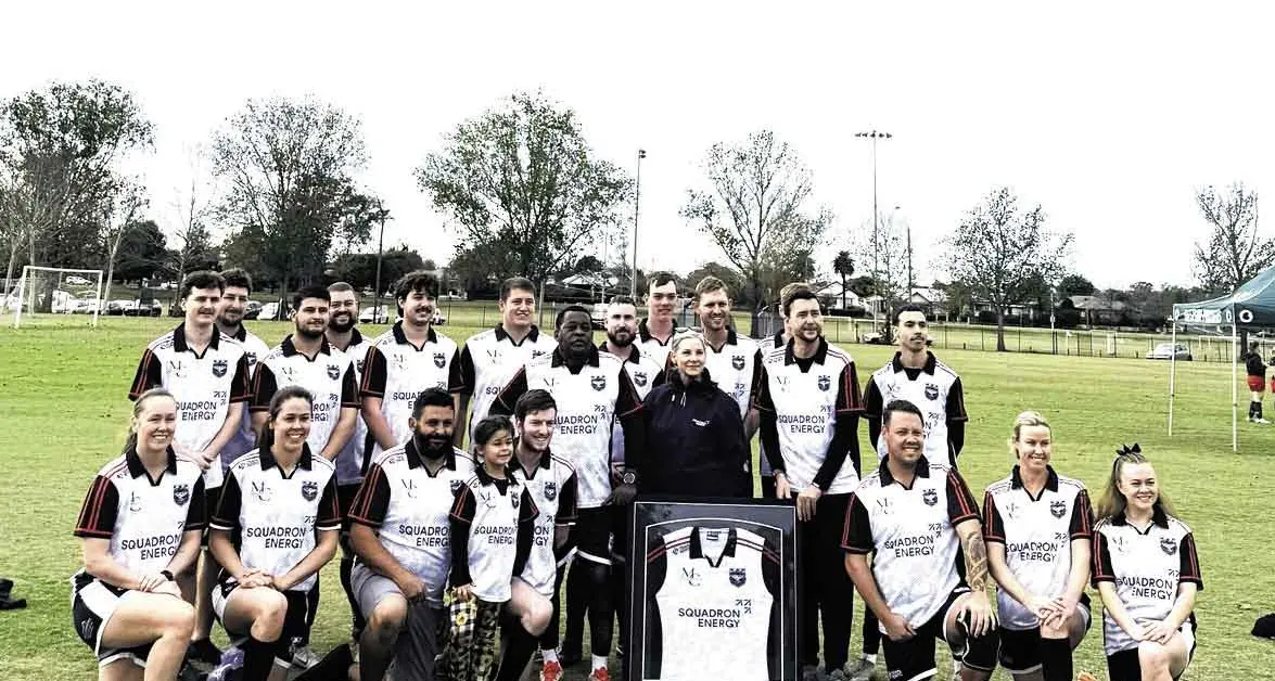 Dubbo Newtown players take the field in new Squadron Energy-sponsored kits