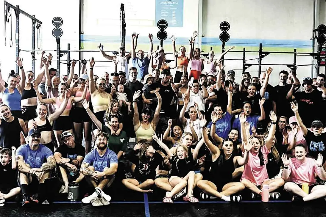 <p>Here\\u2019s to shopping local! The crew at Crossfit Dubbo say support Orana retailers and services. Photo: Supplied</p>\\n
