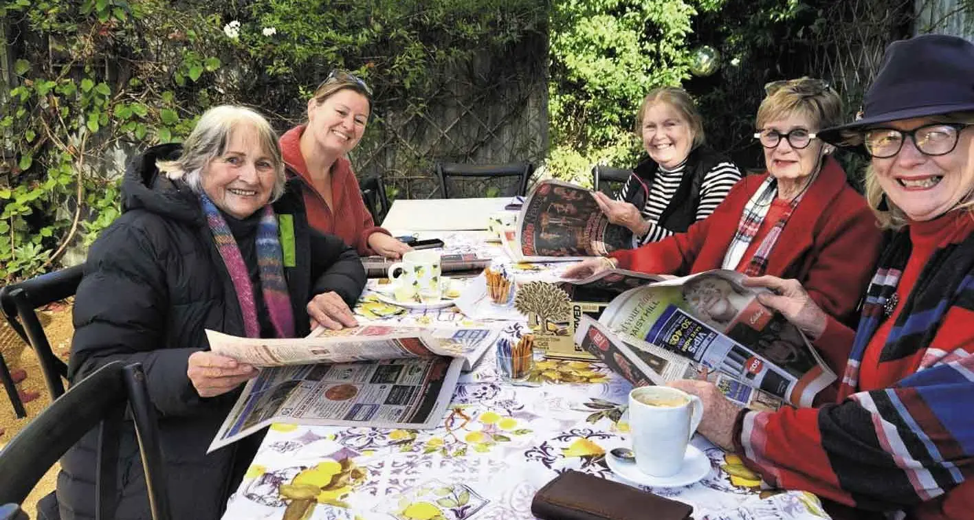 The Wise Council of Geurie connect over a casual cuppa