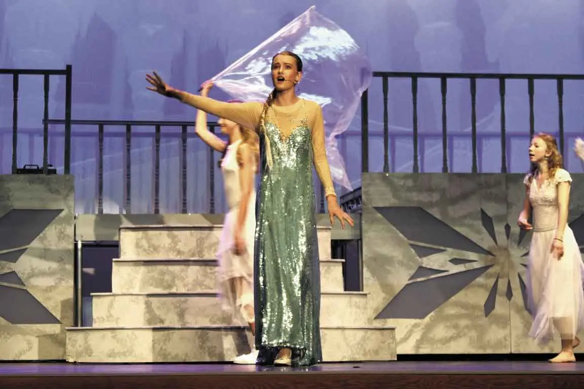 <p>Abby lets it all go as Elsa in \"Frozen\". Photo: Supplied. </p>\\n
