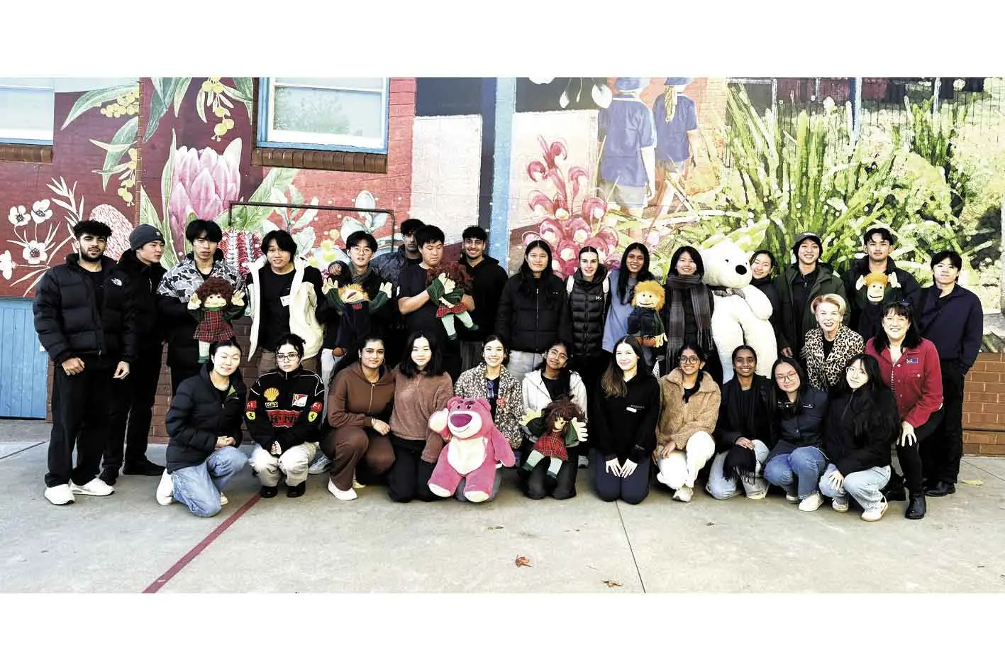 <p>Trainee doctors with School Principal Sharon Allman and Healthy Ears Teacher of the Deaf Rachel Mills on the right. Photo: Supplied</p>\\n