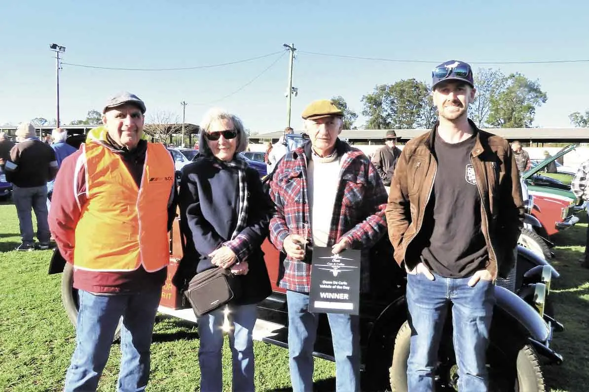 <p>Steve Bassett, Dot and Noel Bensley and Laurence Campbell-Rogers. Photo: Dubbo Photo News</p>\\n
