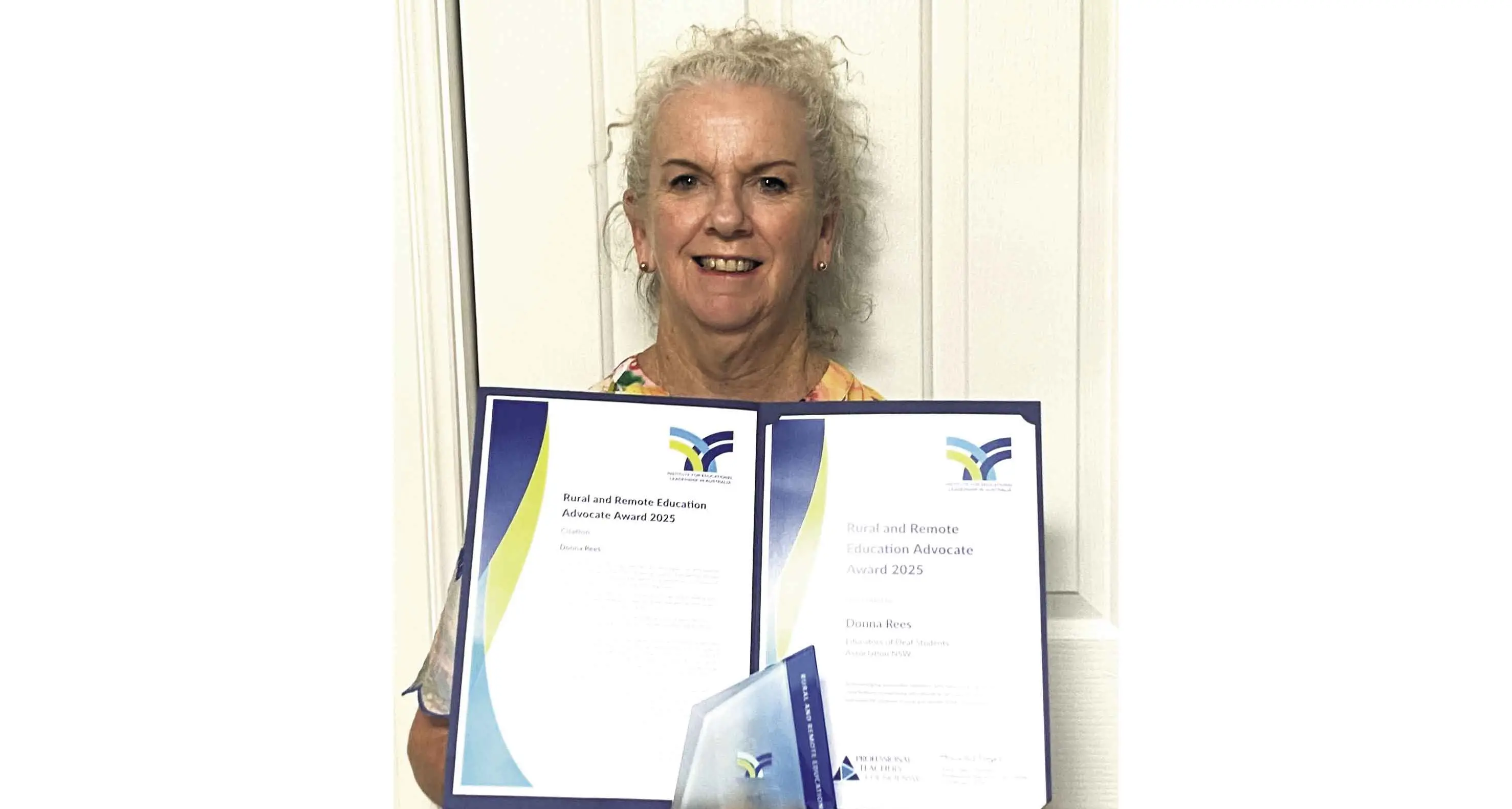 Educator Donna receives inaugural rural and remote education award
