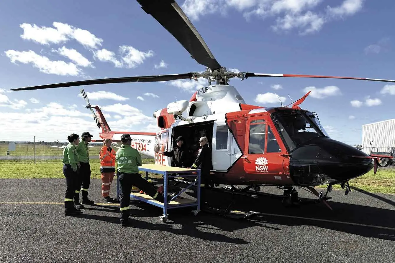 <p>The Bell 412 helicopter will be based at Dubbo Airport. Photo: NSW RFS</p>\\n