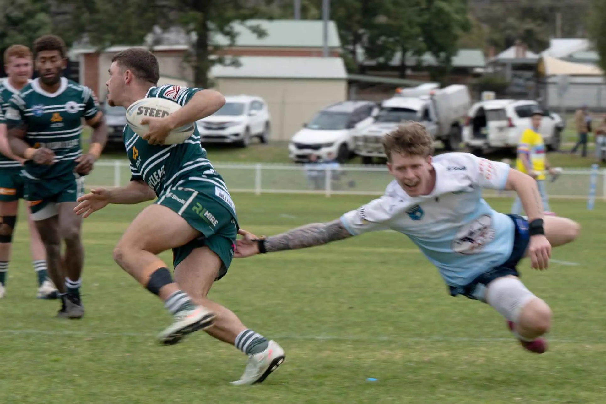 Roosters just prevail in a bush football thriller!