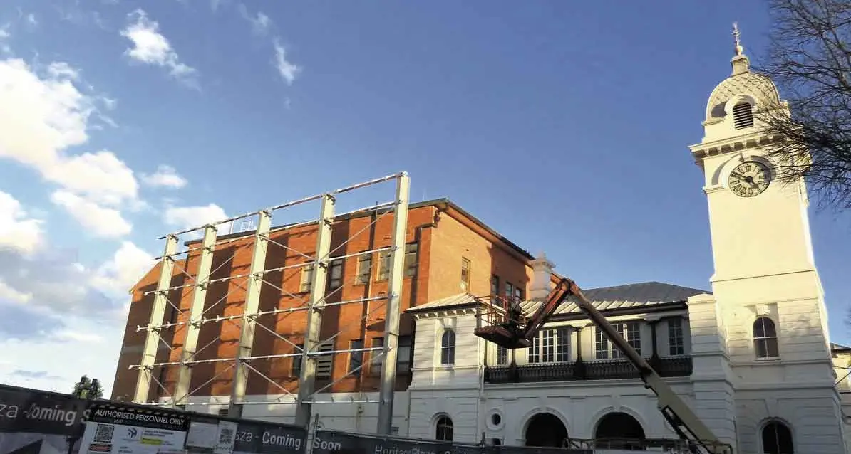 Heritage plaza update