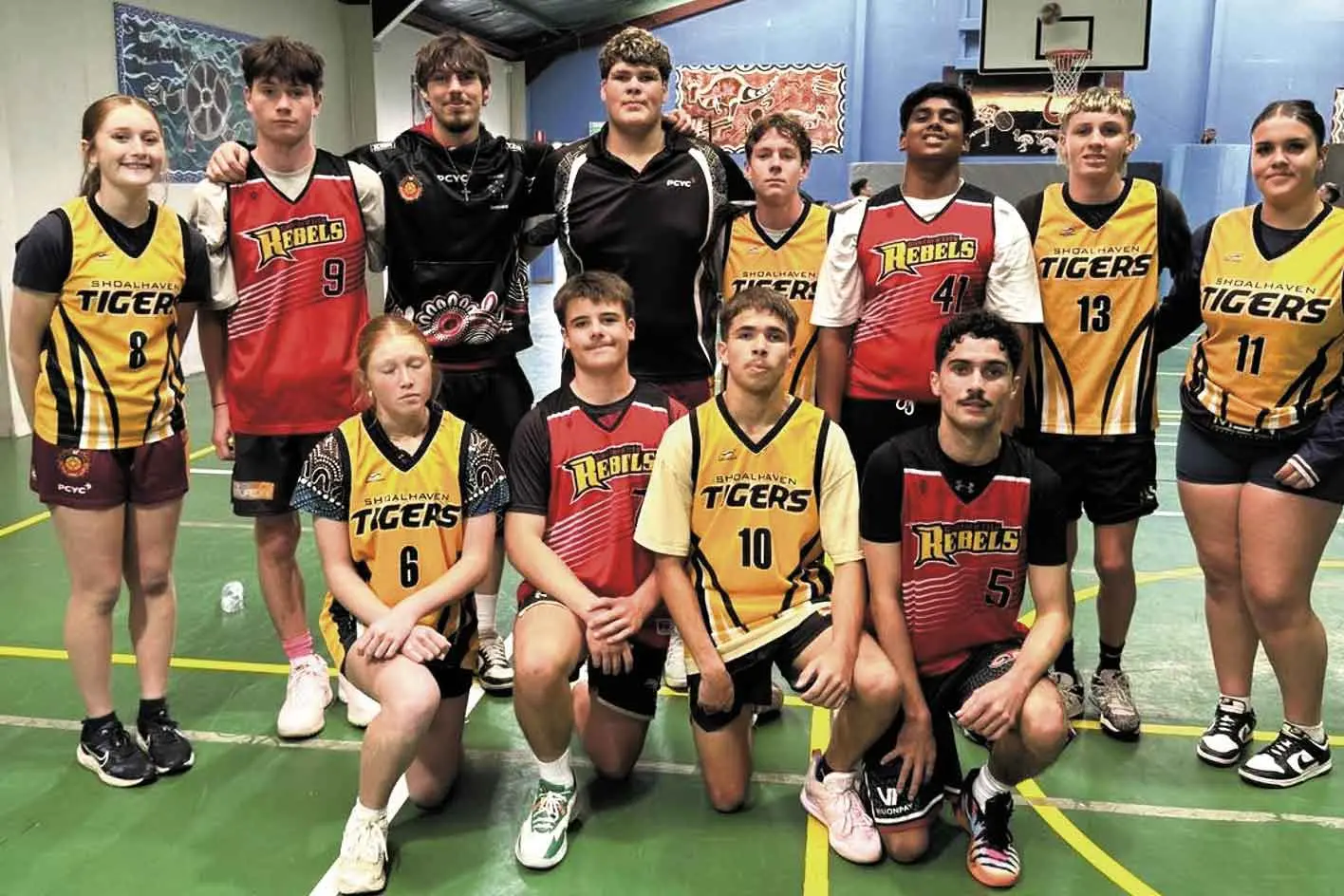 <p>Some of the young people enjoying the PCYC basketball program at Wellington, supported by Squadron Energy\\'s Uungula Wind Farm. Photos: Squadron Energy</p>\\n