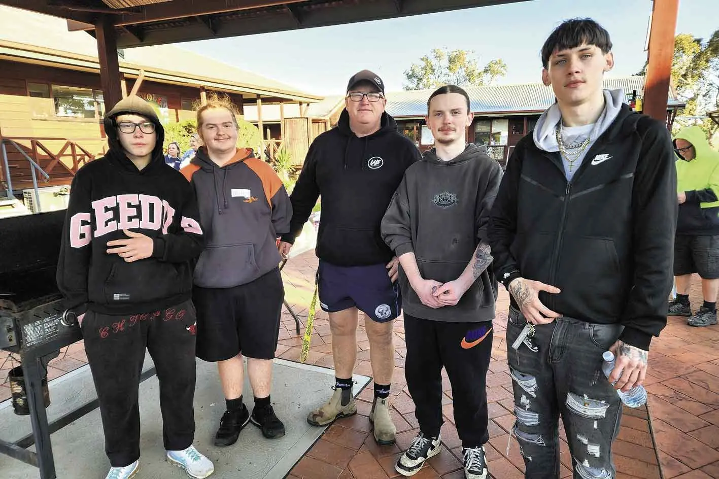 <p>Bentley, Matthew, Russell, Hunter and Jesse at the Skillset Senior College open day on July 29. Photos: Dubbo Photo News/Ken Smith</p>\\n