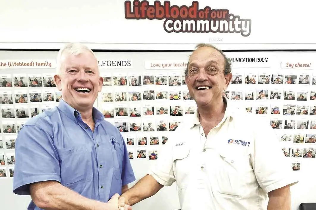 <p>Gerard Crampton and Roland Samuels. Photo: Dubbo Photo News/Ken Smith</p>\\n