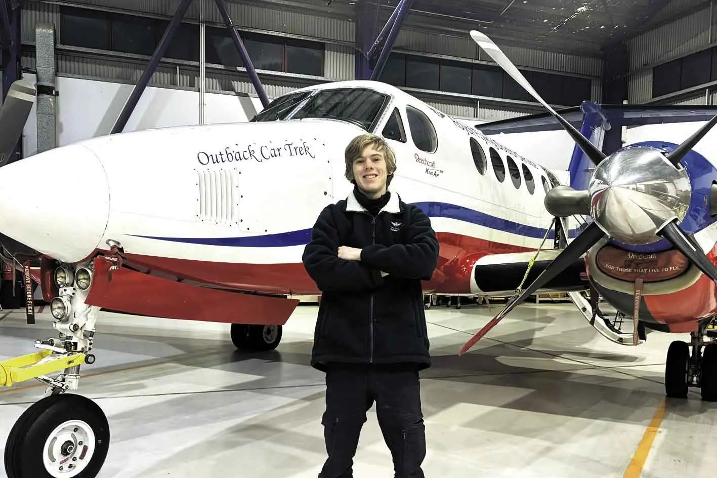 <p>Dubbo-based Apprentice Aircraft Maintenance Engineer (AAME), Harry Gresham. Photo: RFDS</p>\\n