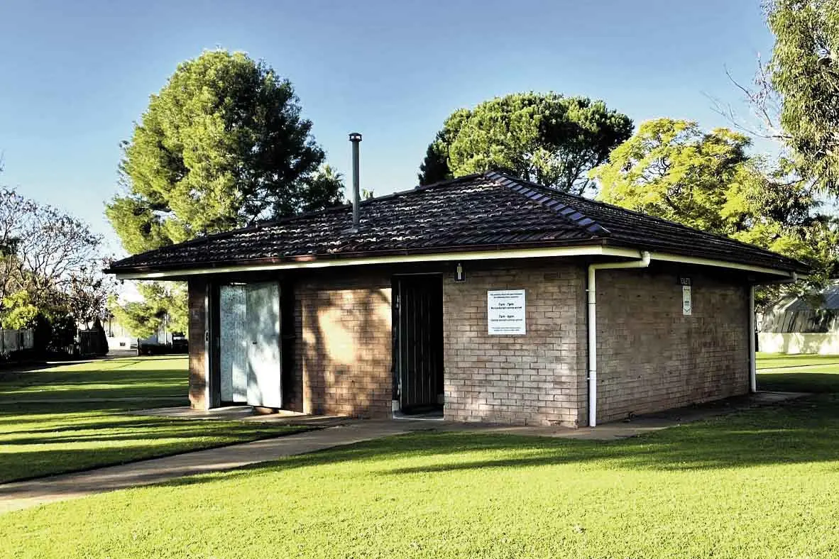 <p>Loo flushes its last, the Victoria Park amenities block is being demolished by council. Photo: Supplied</p>\\n