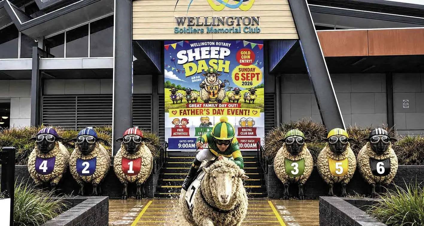 Sheep Dash returns to Wellington on Father’s Day