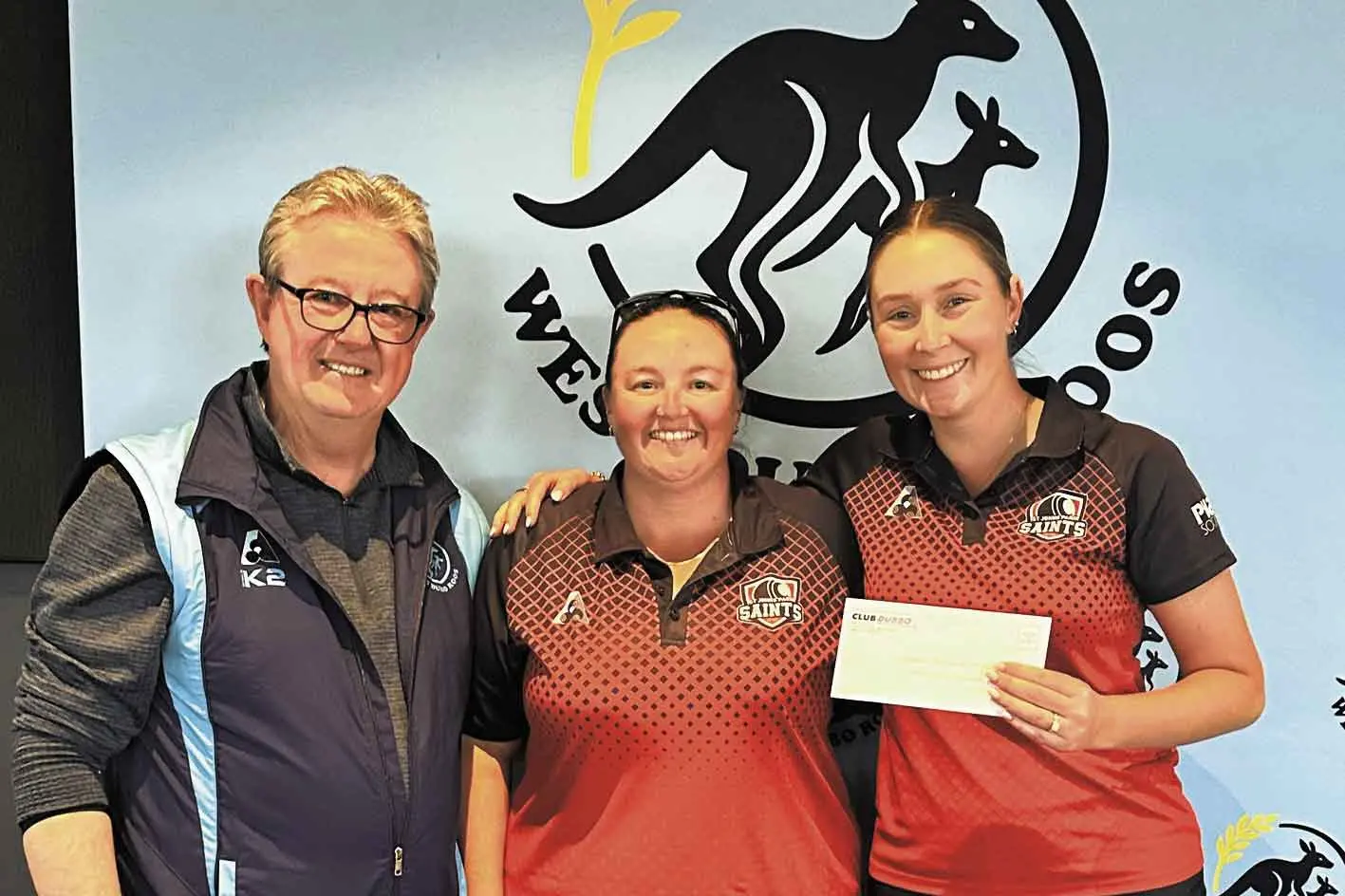 <p>The winners of the West Dubbo Women\\u2019s Classic Pairs, St John\\u2019s Park stars Brianna Smith and Dawn Hayman. Photos: West Dubbo Roos</p>\\n