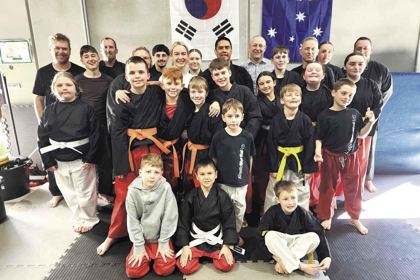 High energy on display at martial arts official opening