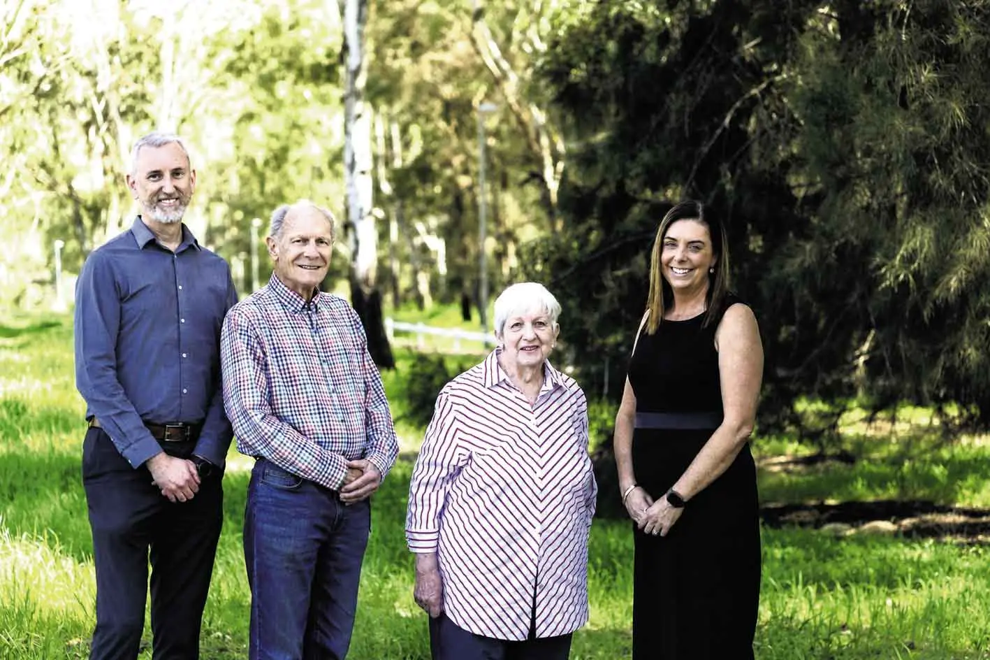 <p>Western NSW Community Legal Centre principal solicitor Patrick O\\'Callaghan with Brian Goodlett (treasurer), Loris Hutchinson (Chairperson), and Western Women\\'s Legal Support principal solicitor Rachael Robertson. Photo: Supplied</p>\\n