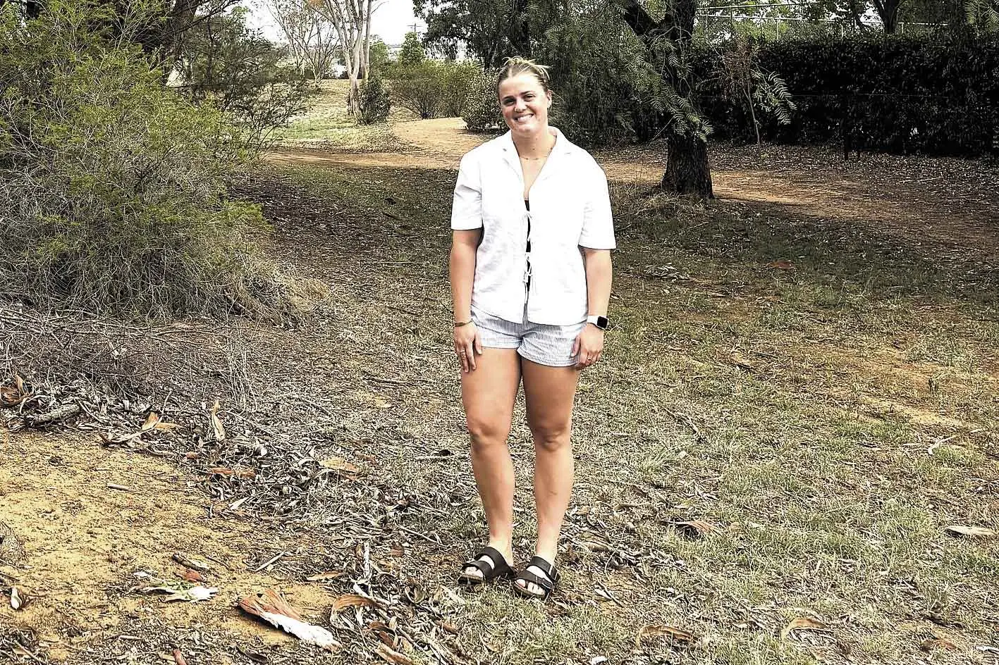 <p>Young health services student and a recent recipient of a Royal Agricultural Society (RAS) scholarship, Abby Wilson is committed to the bush. Photo: Supplied.</p>\\n