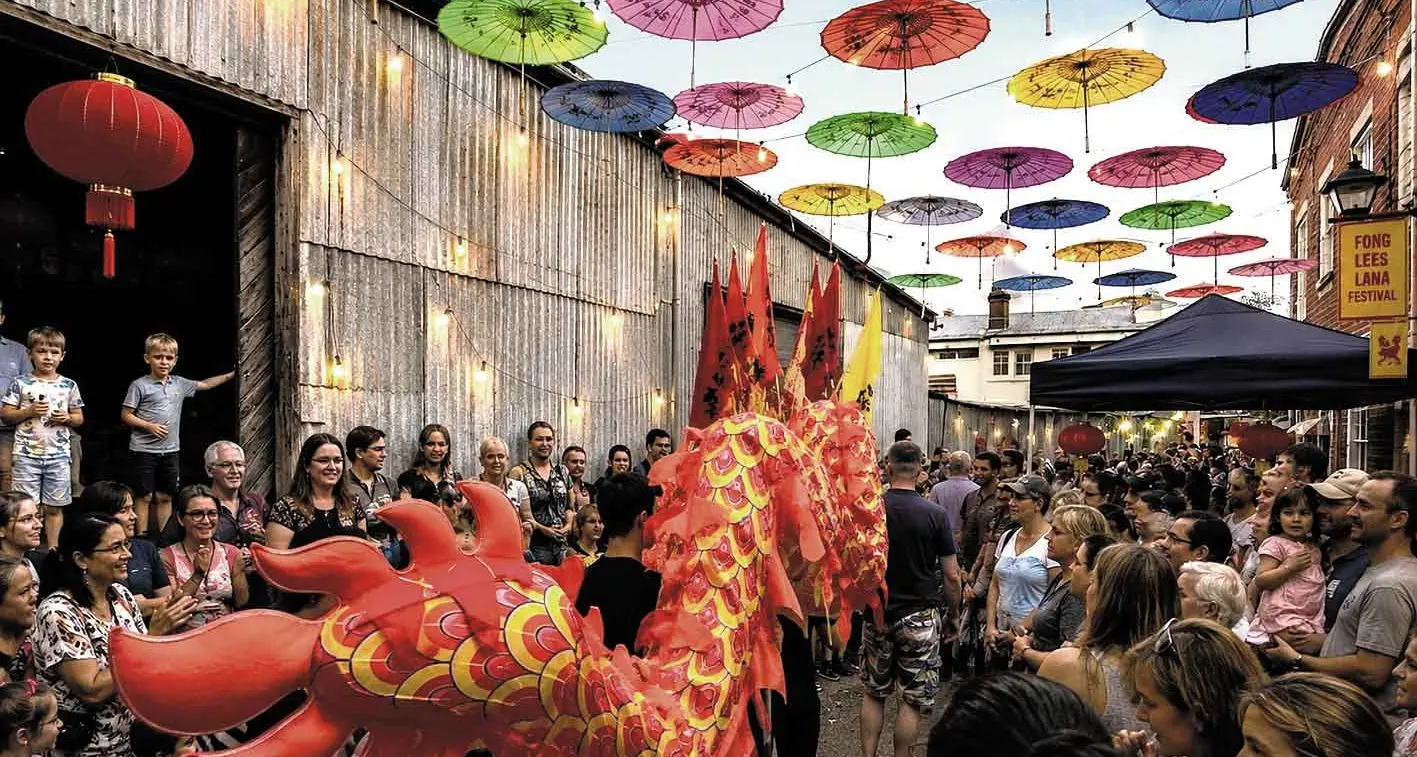 Food, music, and a lucky dragon: Fong Lees Lane Fest is back on