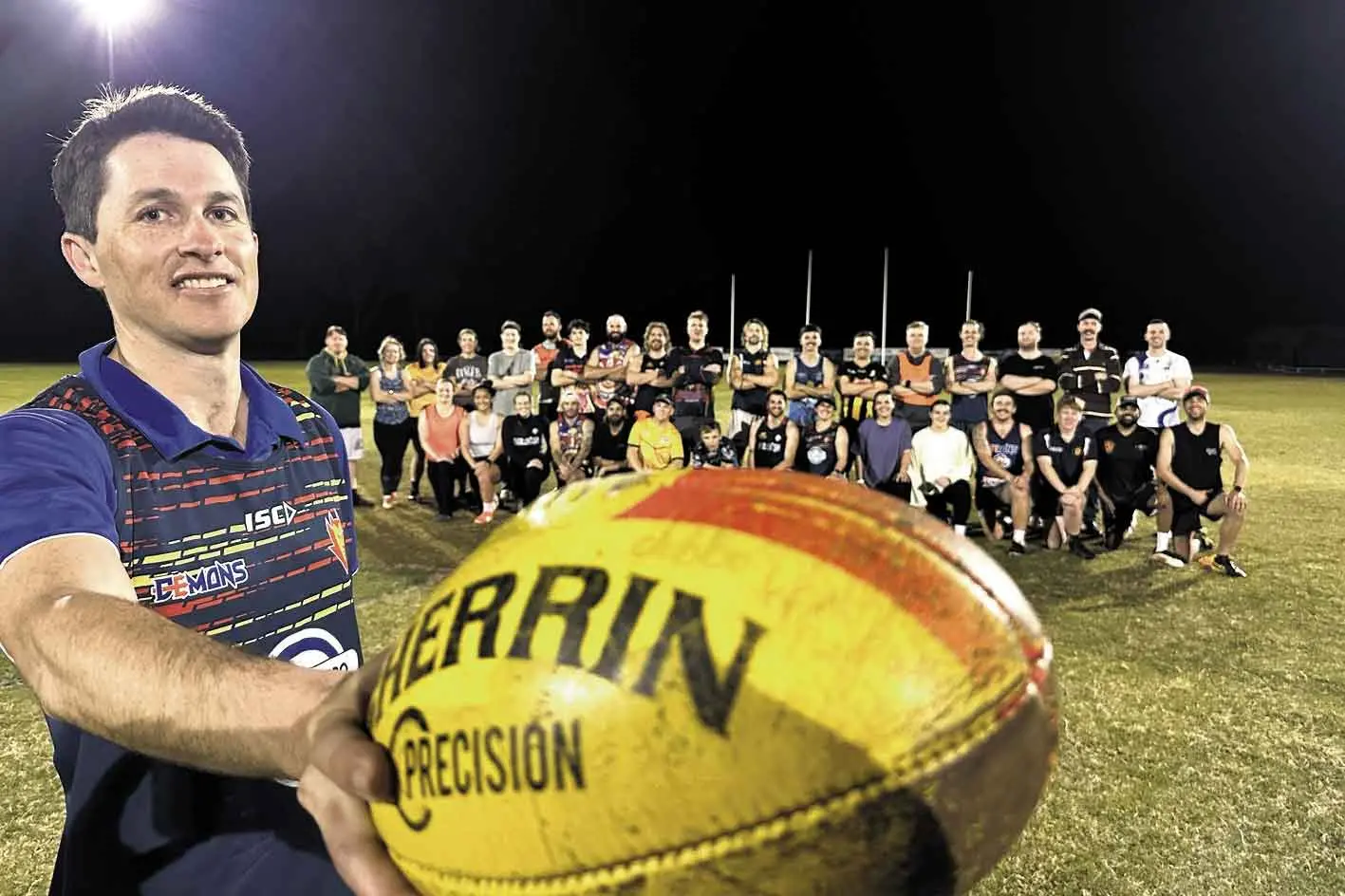 <p>Dubbo Demons believe success on the field from all three grades stems from the fact the womens\\u2019 team trains with the men, building culture from the ground-up. On the eve of their historic milestone for the Demons with three sides playing in the recent grand finals, first grade coach Adrian Hickey puts the Firsts, Seconds and Womens\\u2019 outfits through their paces at South Dubbo Oval. Photo: Supplied</p>\\n