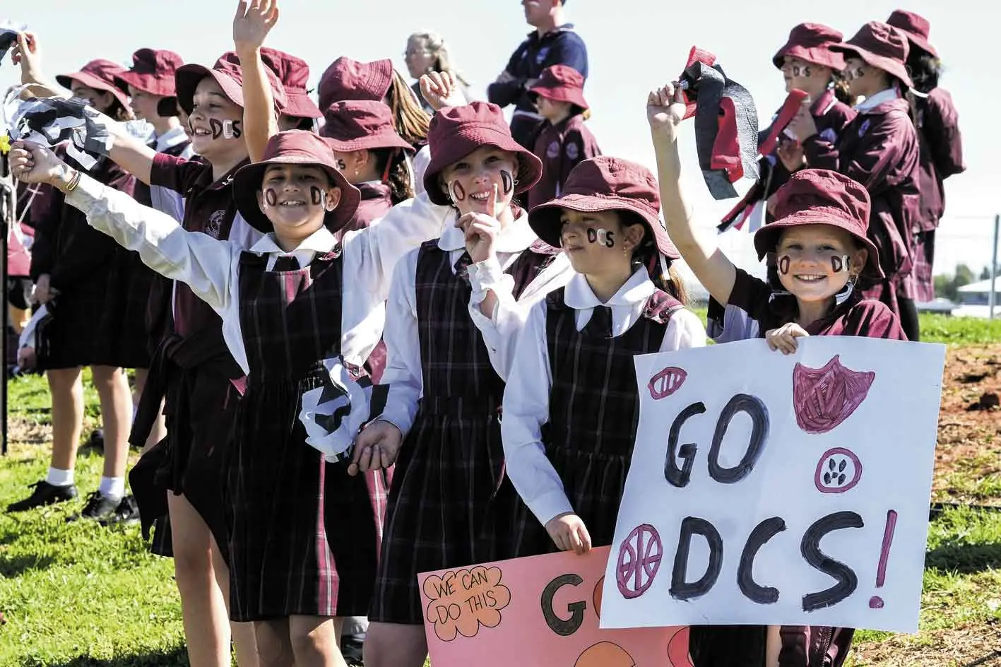 Macquarie Anglican Grammar School, Dubbo Christian School and Orange Anglican Grammar School compete for Trinity Shield