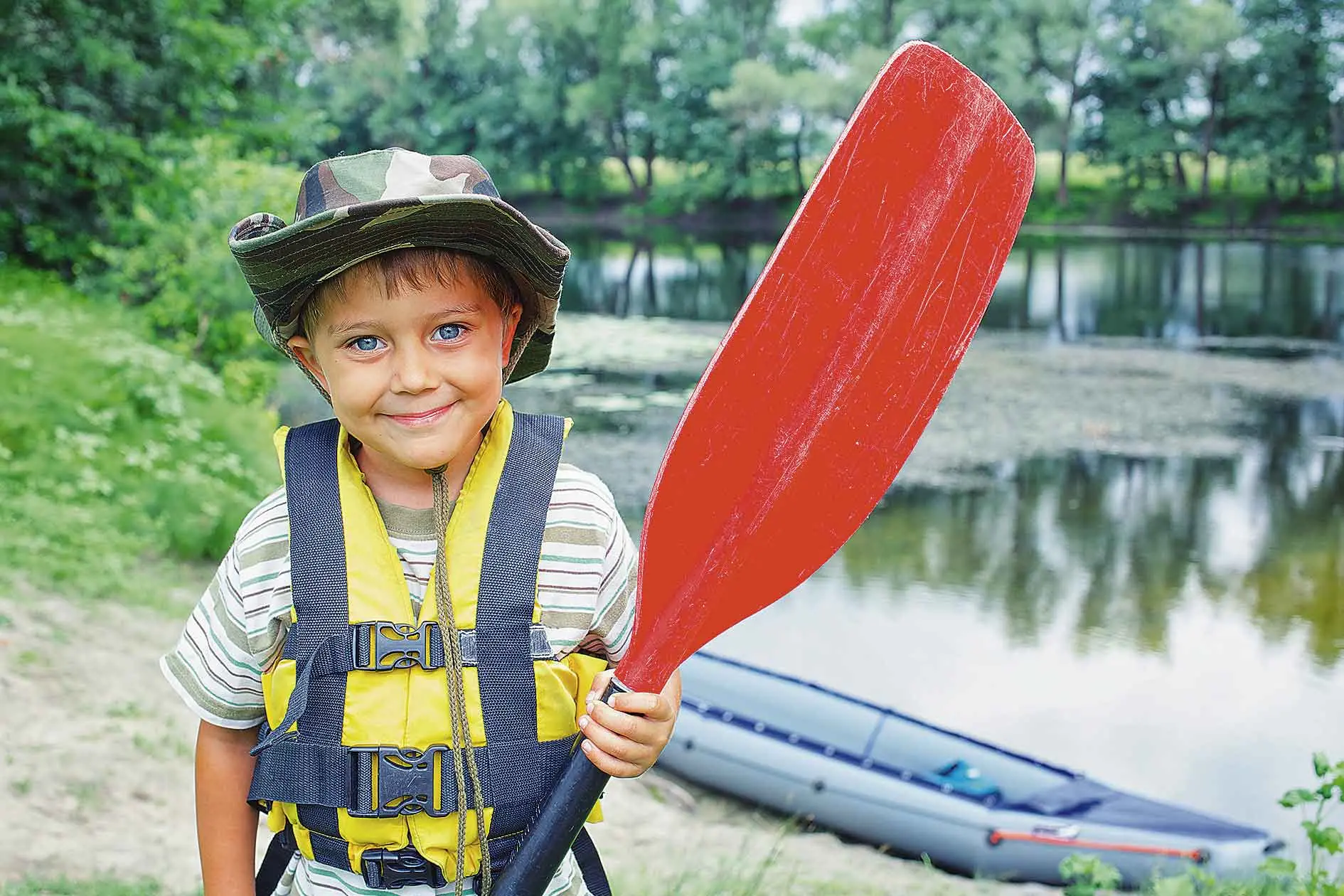 <p>Kayaking is one of the Youth Program activities. Photo: Bigstockphoto. </p>\\n